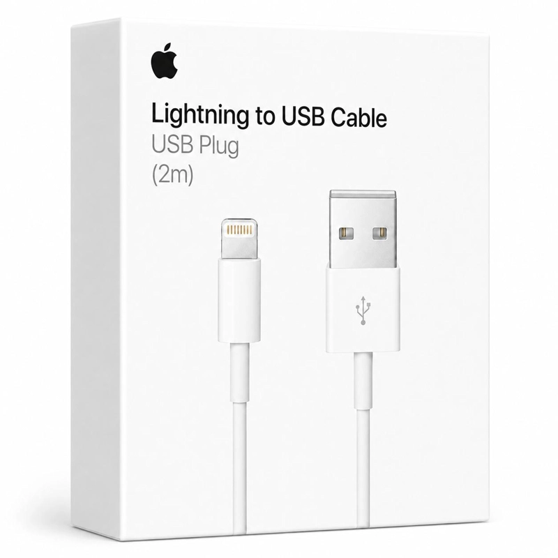 APPLE CABLE DE DATOS APPLE LIGHTNING A USB 2M MD819AM ORIGINAL