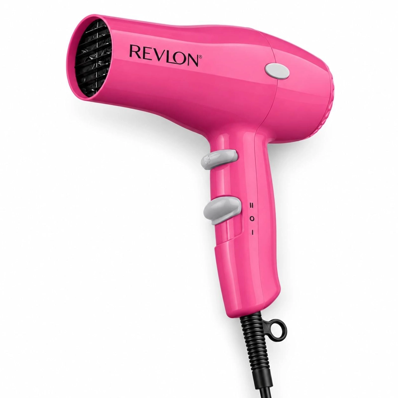 SECADOR DE CABELLO REVLON 1850 W DR5260 IONIC ROSADO ULTRA COMPACTO - 1