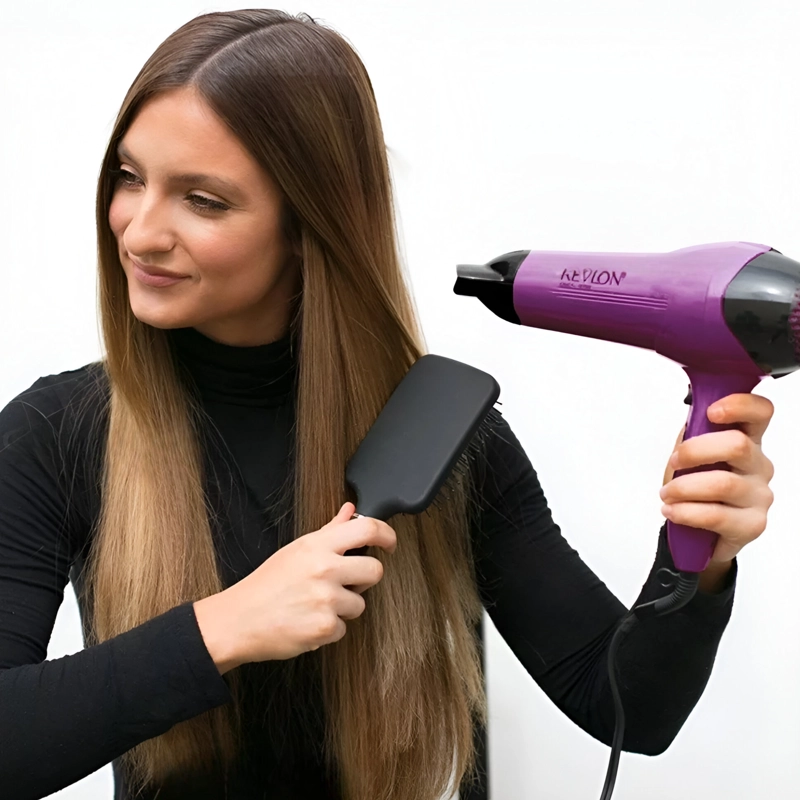 SECADOR DE CABELLO REVLON 2000 W IONIC PRO DR773PLA2 MORADO - 7