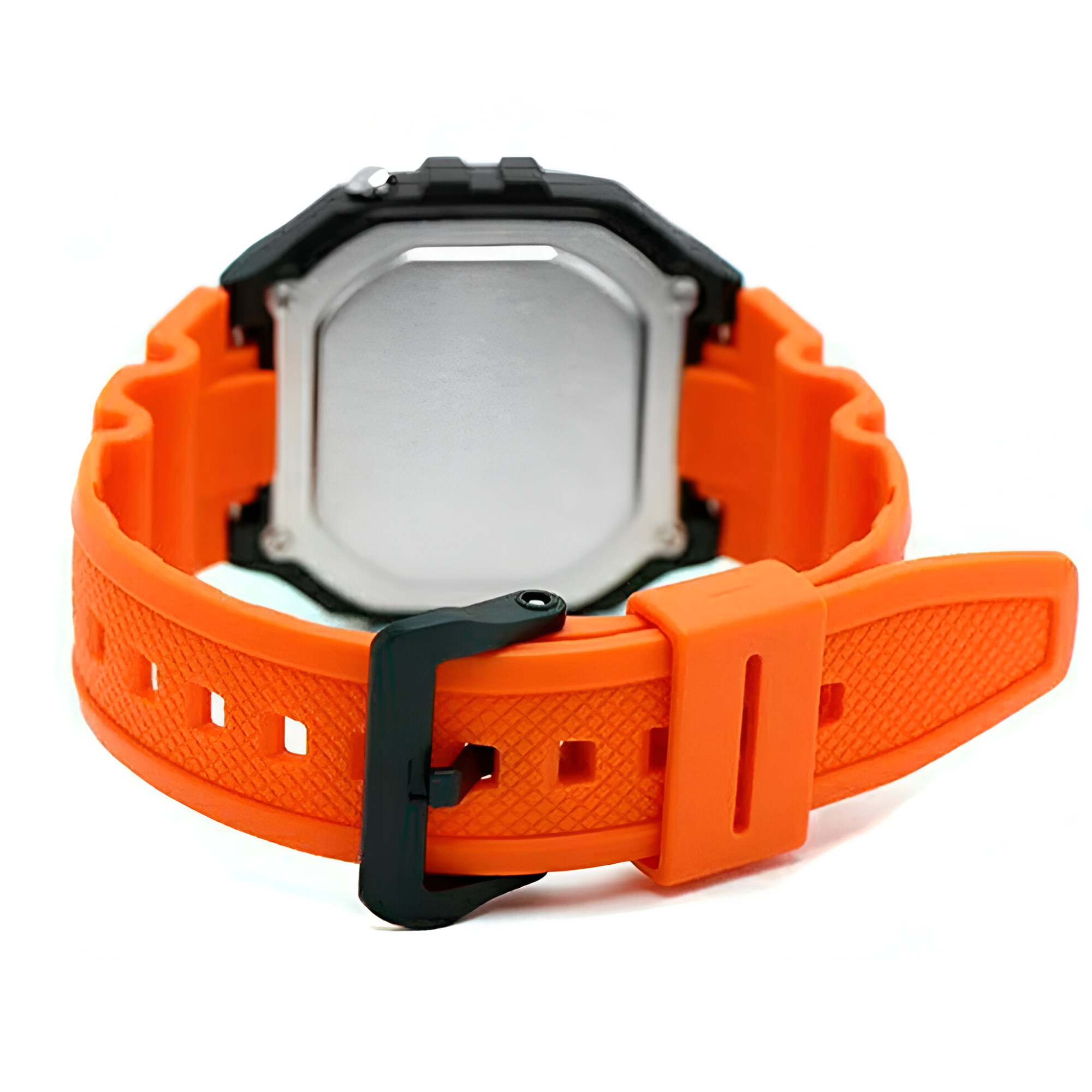 RELOJ DE PULSERA CASIO HOMBRE W-218H-4B2VDF ORANGE EDITION - 4