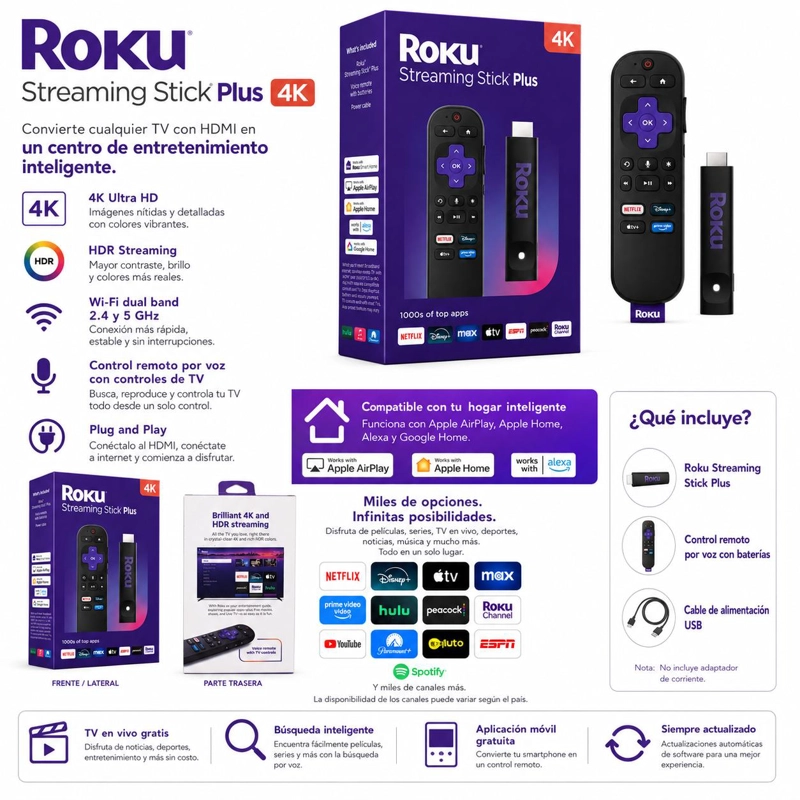 ROKU TV PREMIERE EDITION UHD 4K + HDR STREAMING TV QUAD-CORE - 7