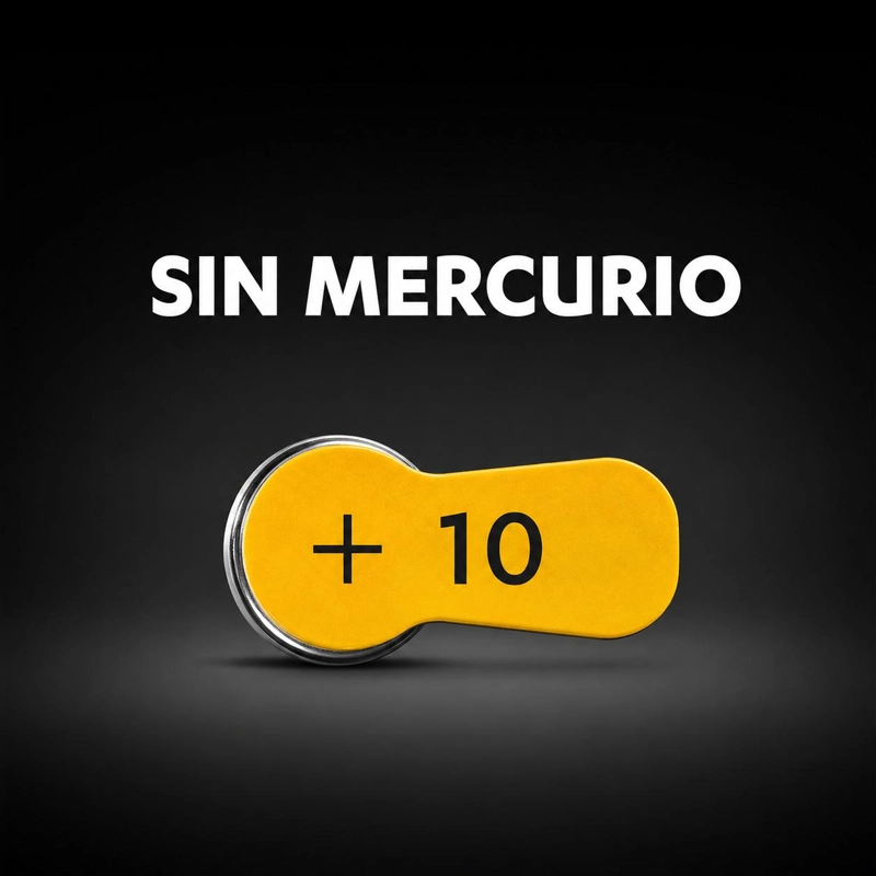 PILA DURACELL 10 AUDITIVA PACK DE 6U 1.45V LARGA DURACIÓN - 4