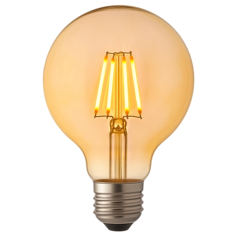 AMPOLLETA LED OEM G95 8 W FILAMENT DECO GLOBO WELLMAX E27 CALIDA 8 W G95 - 2