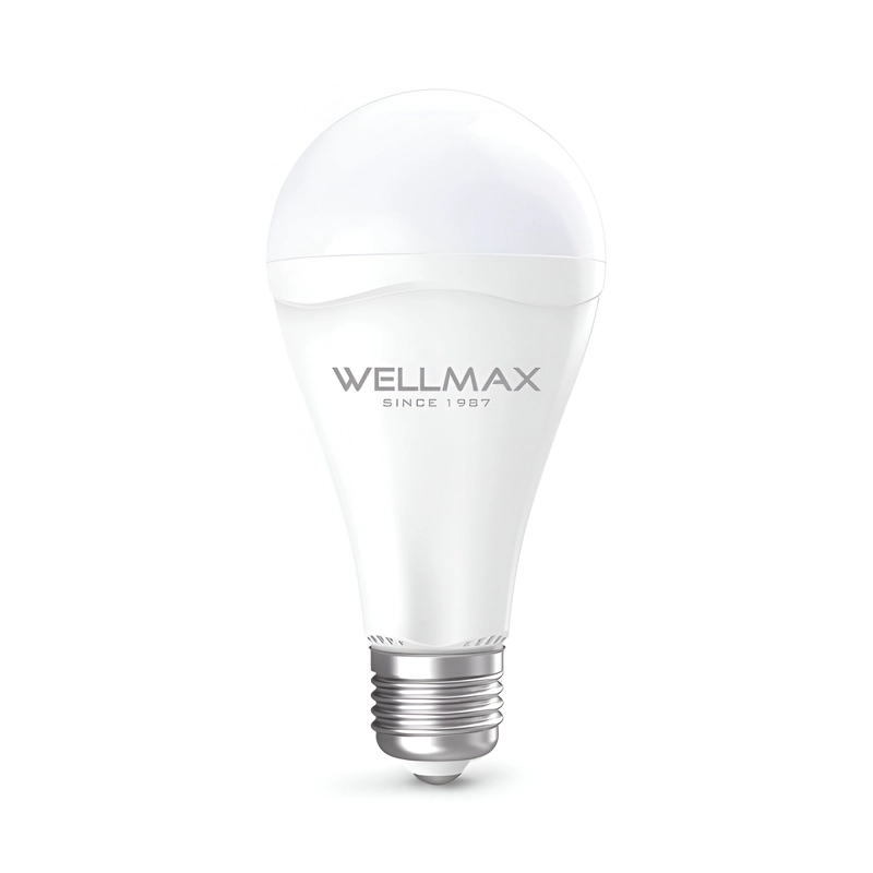 AMPOLLETA LED RECARGABLE DE EMERGENCIA WELLMAX SUPER NOVA 9W - 4