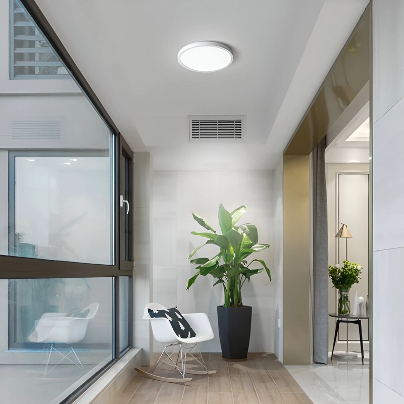 PLAFON LED SOBREPUESTO LOGIC 24W LUZ FRIA BLACKLIGHT 1920LM - 9