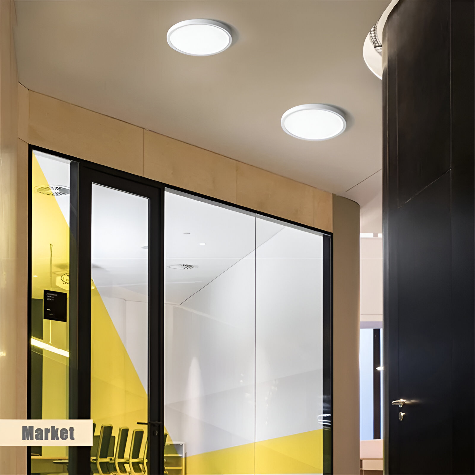 PLAFON LED SOBREPUESTO LOGIC 18W LUZ FRIA BLACKLIGHT 1440LM - 4