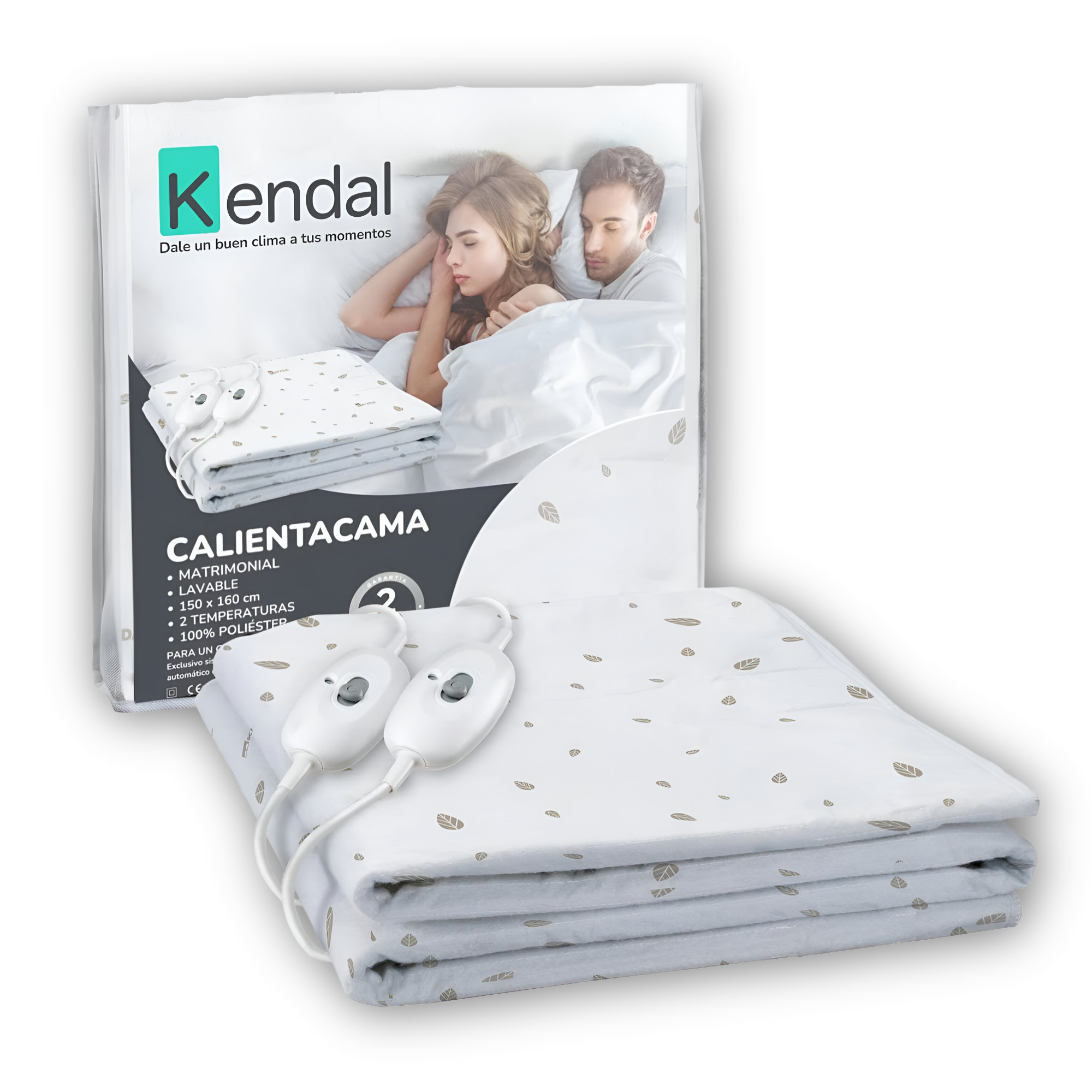 CALIENTA CAMAS KENDAL 2 PLAZA LAVABLE / 2 TEMPERATURAS / SEC - 3