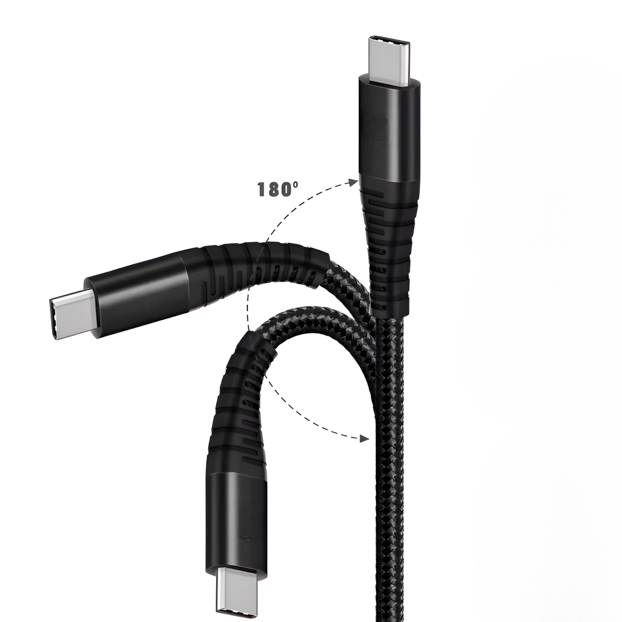 CABLE DE DATOS USB-C A USB-C 2.5 MT PREMIUM PD 60W - 2