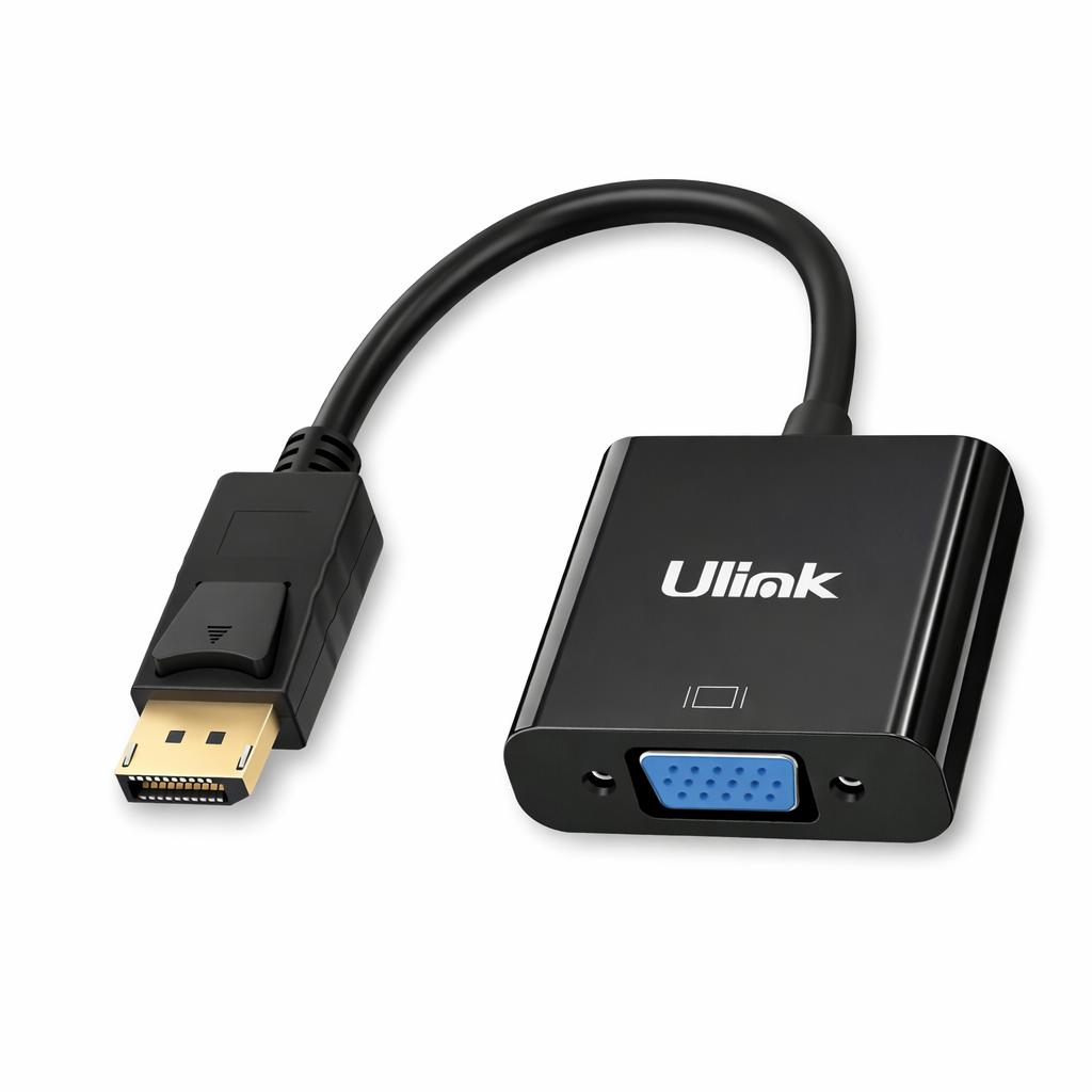 ADAPTADOR ALÁMBRICO ULINK VIDEO DISPLAY PORT A VGA FHD UL-DPVGA - 2