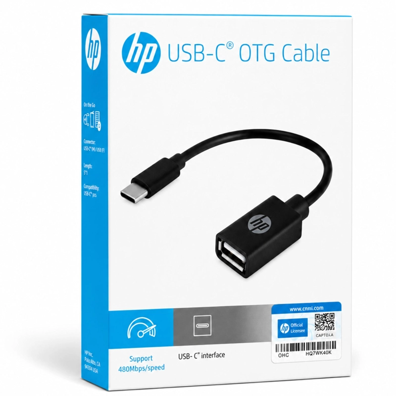 CABLE ADAPTADOR OTG USB-C A USB 2.0 HP DHC-TC113 - 1