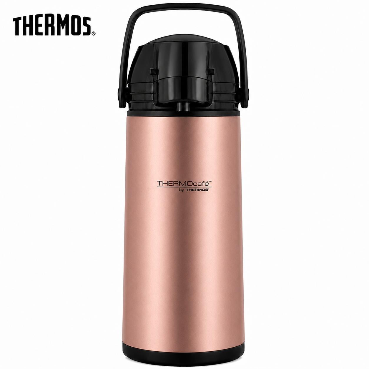 TERMO CON SIFON PARA LIQUIDOS 1.9L THERMOS JADO-19 ROSA GOLD - 8