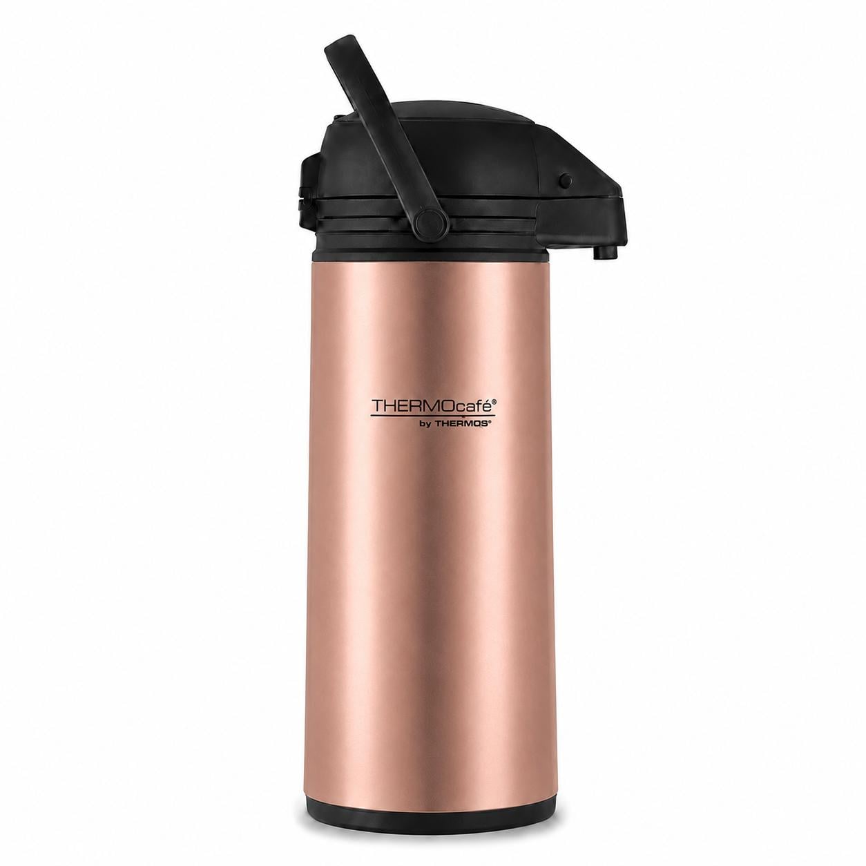 TERMO CON SIFON PARA LIQUIDOS 1.9L THERMOS JADO-19 ROSA GOLD - 9