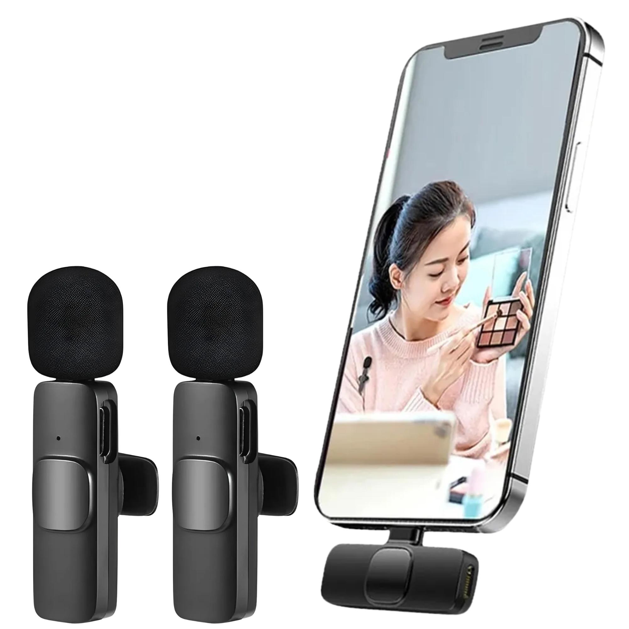 PACK DE MICROFONOS INALAMBRICOS HIFI DE SMARTPHONE TM-300527 - 1