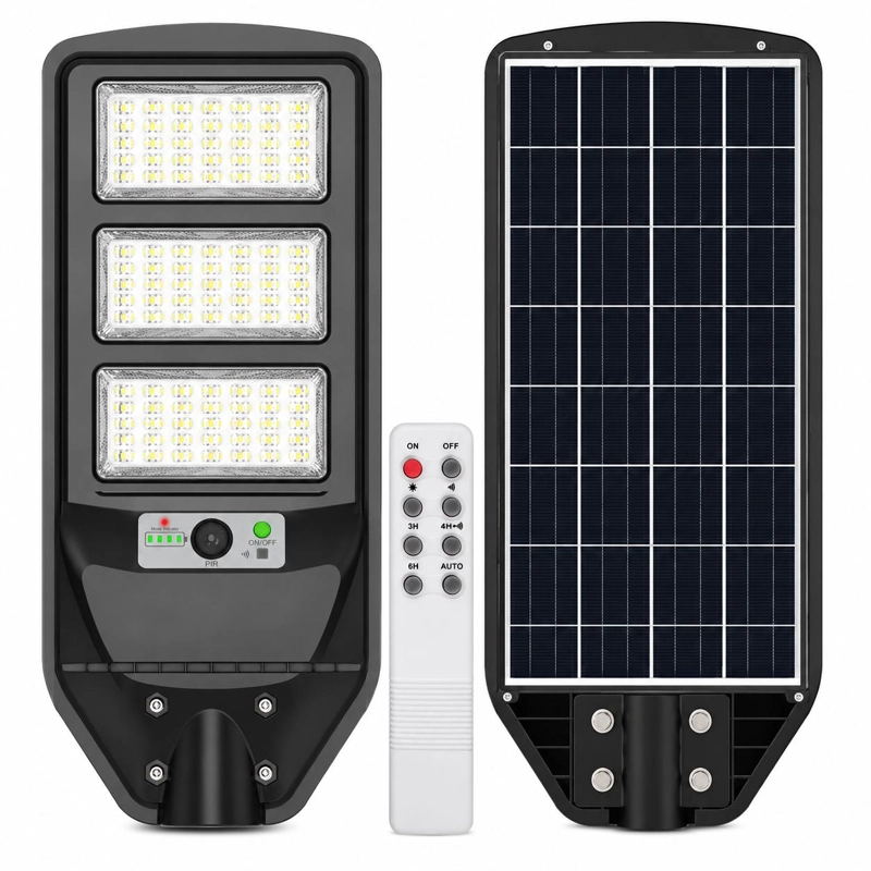 LUMINARIA SOLAR PUBLICA HIGH LIGHT LED CON SOPORTE 150W S-02 - 2