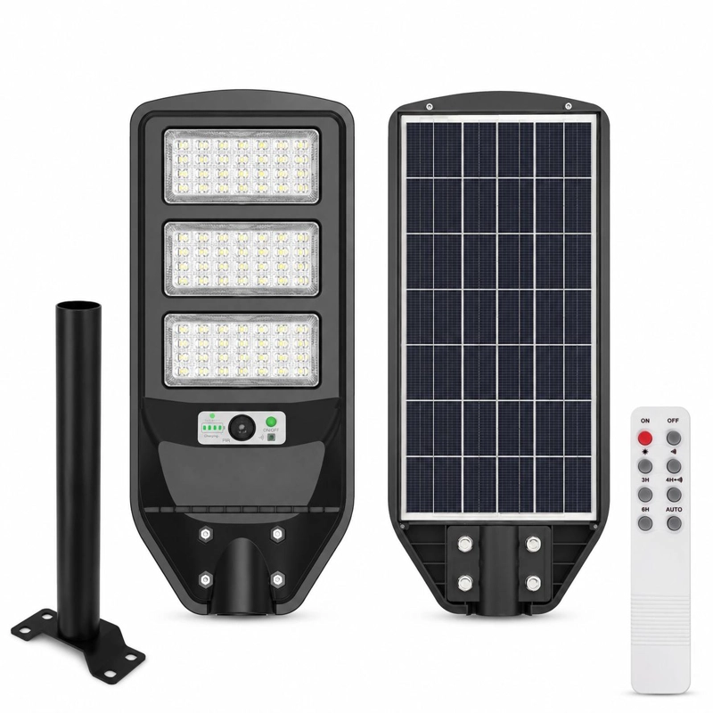 LUMINARIA SOLAR PUBLICA HIGH LIGHT LED CON SOPORTE 150W S-02 - 3