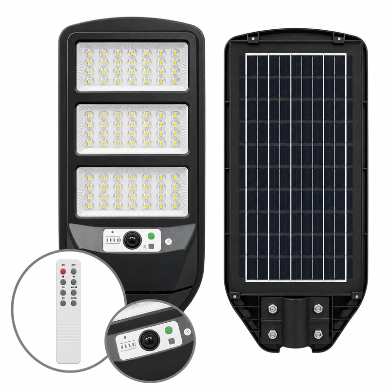 LUMINARIA SOLAR PUBLICA HIGH LIGHT LED CON SOPORTE 150W S-02 - 4
