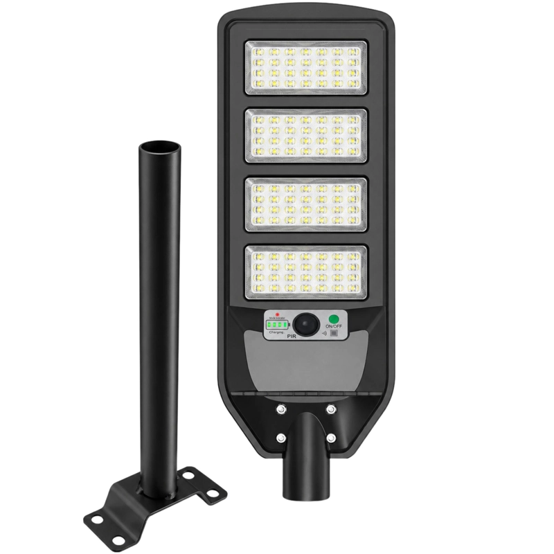 LUMINARIA SOLAR PUBLICA HIGH LIGHT LED CON SOPORTE 200W S-02 - 2