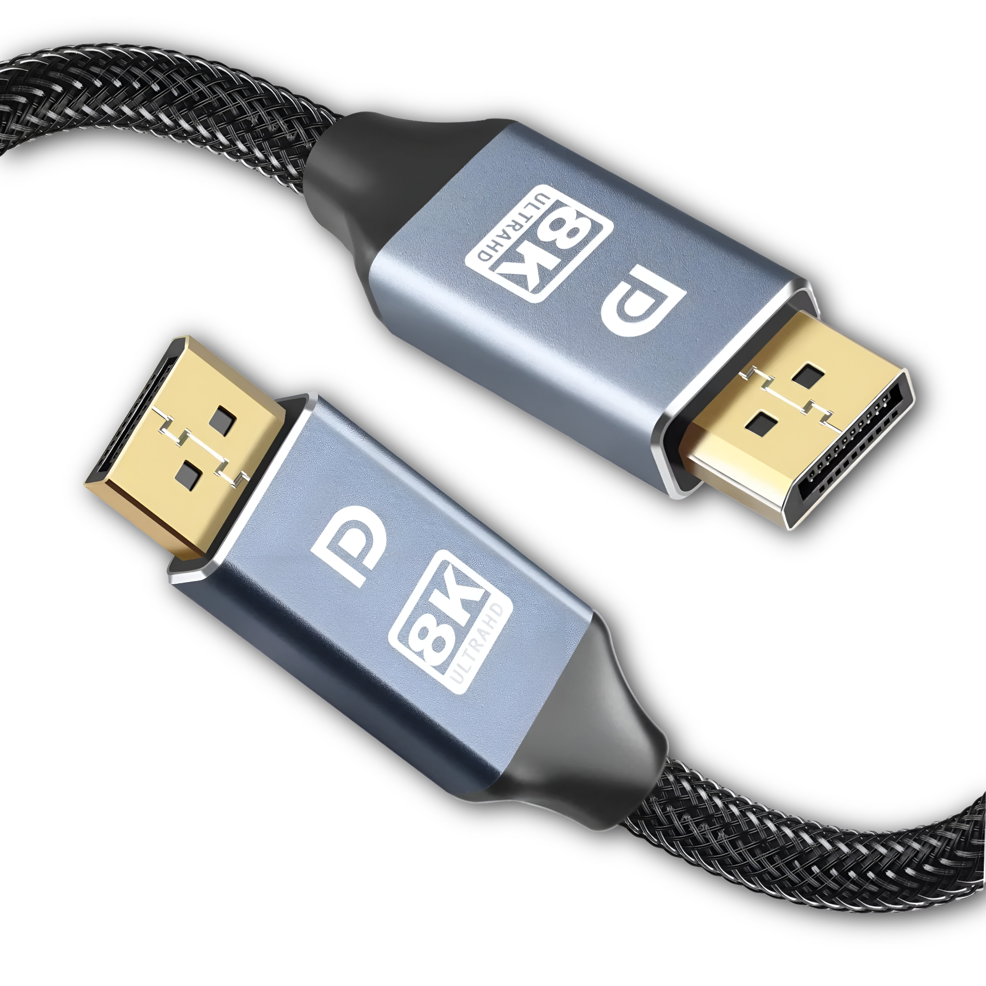 CABLE DISPLAYPORT 8K PROFESIONAL VIDEO 32GBPS + AUDIO 32-BIT - 1