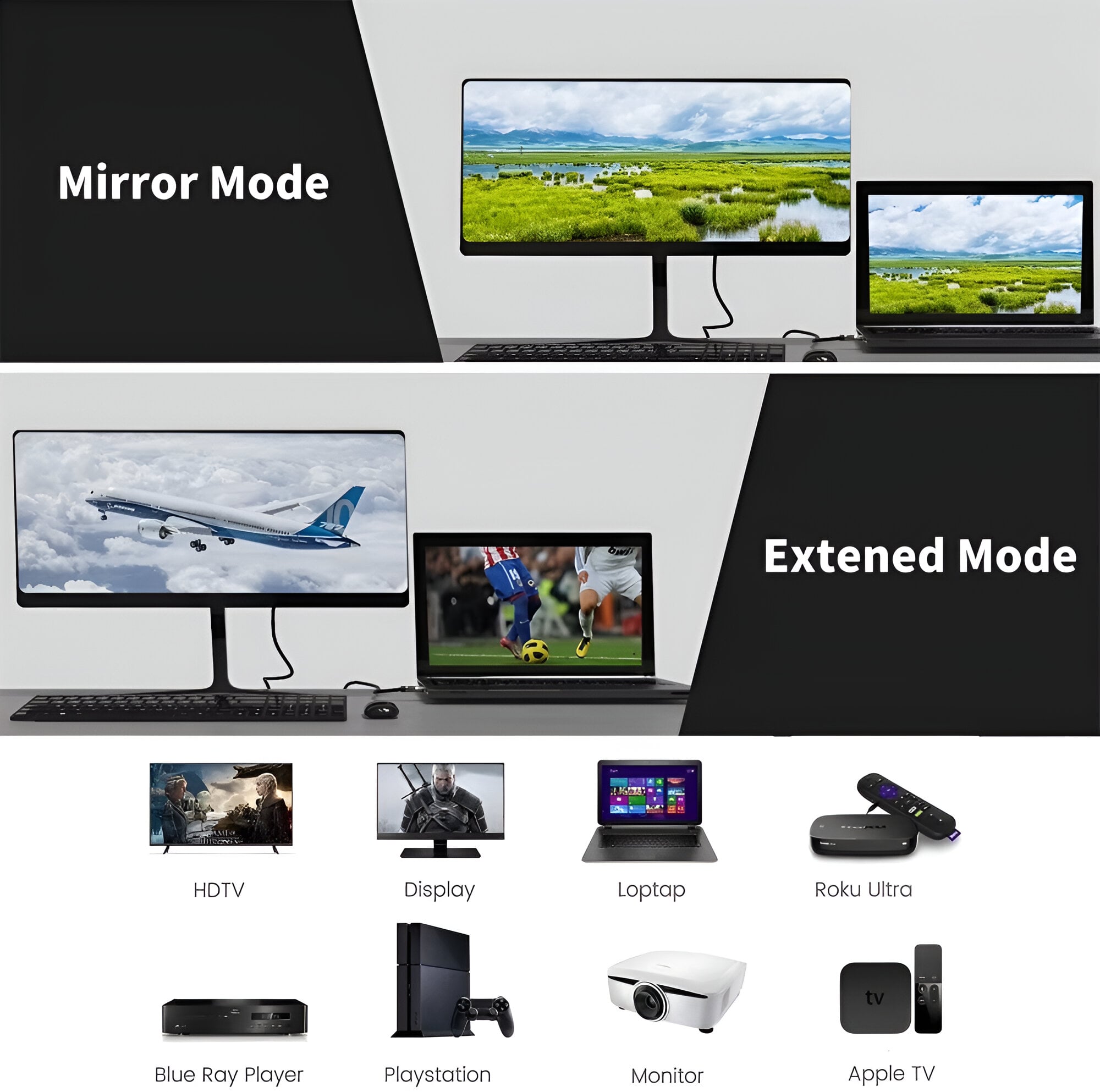 CABLE DISPLAYPORT 8K PROFESIONAL VIDEO 32GBPS + AUDIO 32-BIT - 4