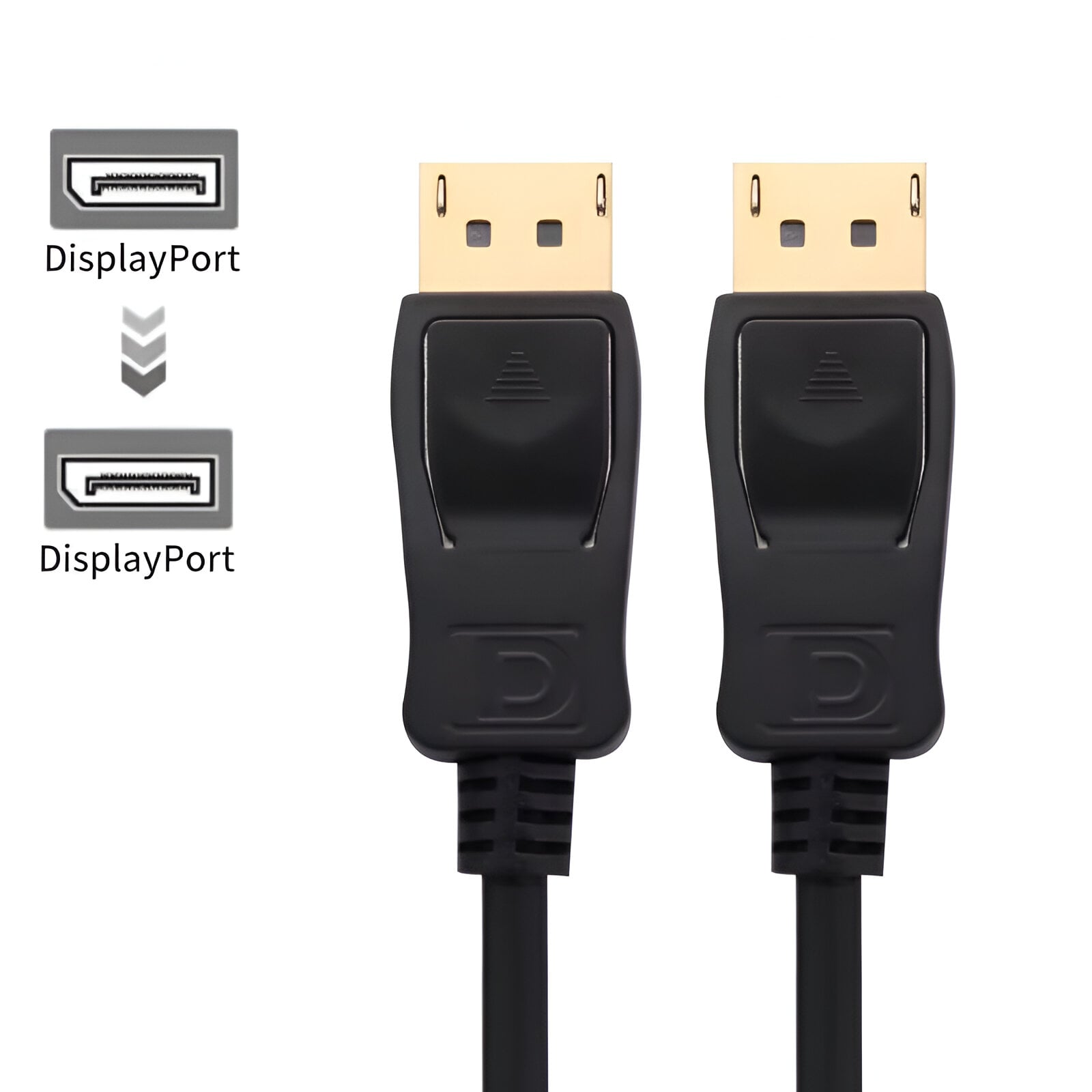 CABLE DISPLAYPORT 8K - ULTRA HD HBR 165 HZ 1.8M PROFESIONAL - 3