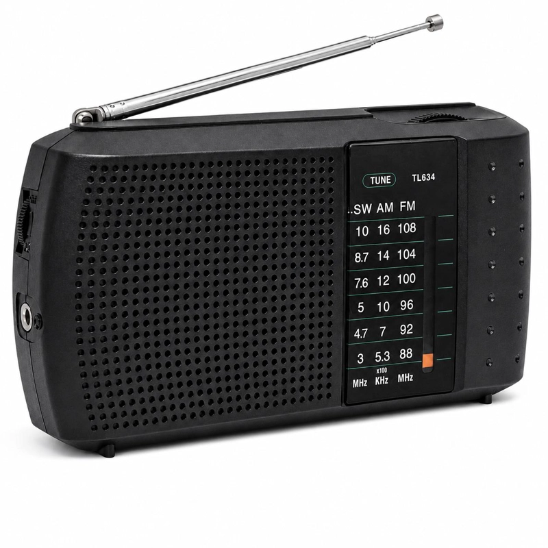 RADIO PORTATIL DE BOLSILLO MULTIBANDAS AM/ FM / SW TL634 - 2