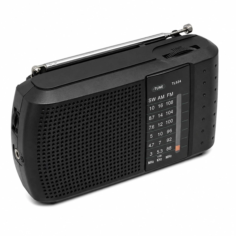 RADIO PORTATIL DE BOLSILLO MULTIBANDAS AM/ FM / SW TL634 - 3