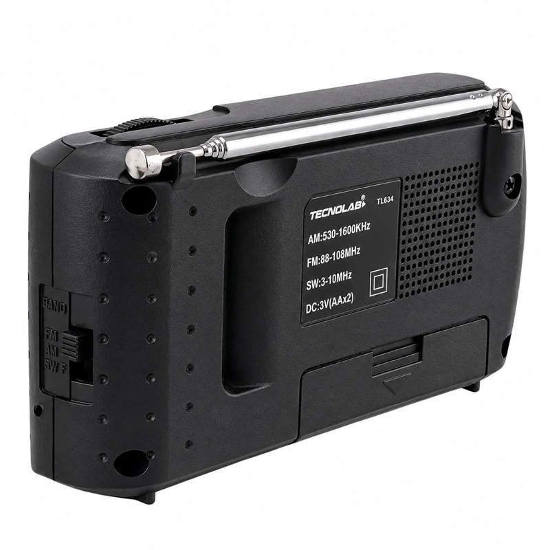 RADIO PORTATIL DE BOLSILLO MULTIBANDAS AM/ FM / SW TL634 - 4