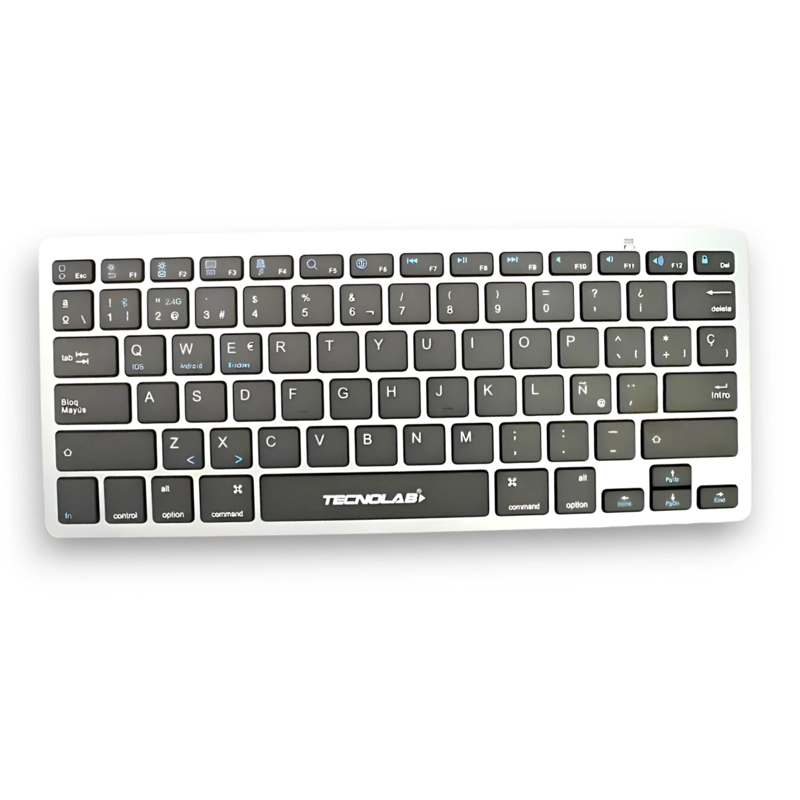 KIT TECLADO Y MOUSE INALAMBRICO CONEXION BLUETOOTH + USB 2G - 5