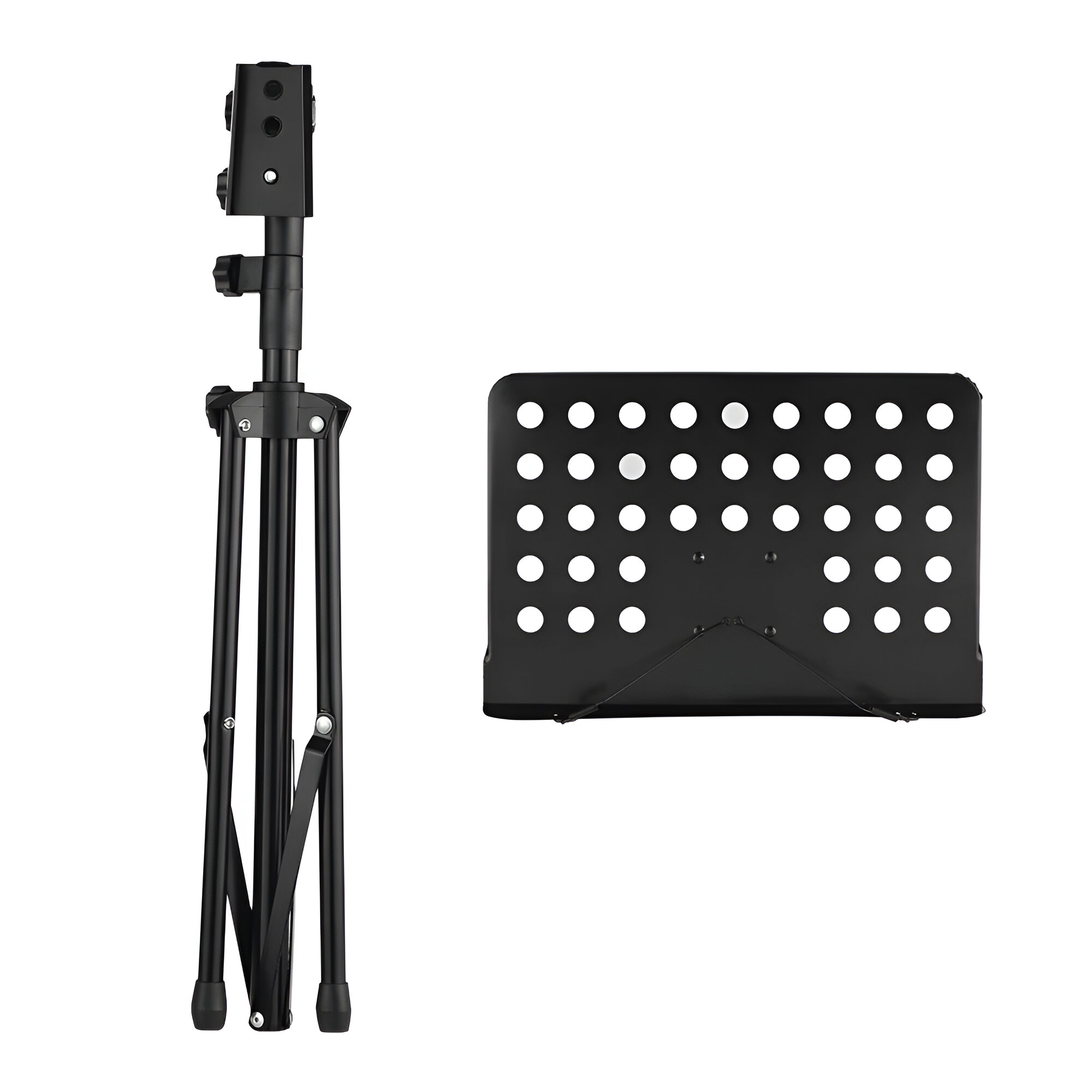 SOPORTE ATRIL DE PARTITURAS CON ALTURA AJUSTABLE DE ALUMINIO - 7