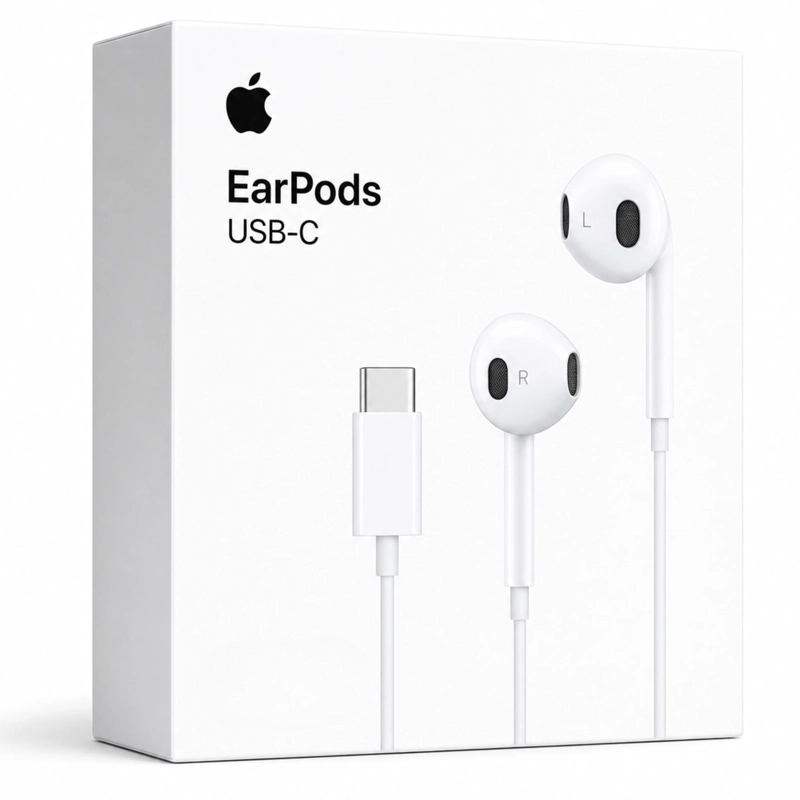AUDIFONOS APPLE EARPODS ORIGINALES USB-C WHITE - 1