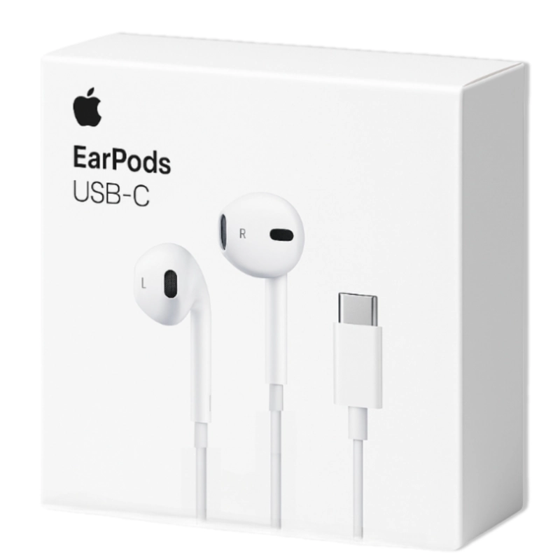AUDIFONOS APPLE EARPODS ORIGINALES USB-C WHITE - 6