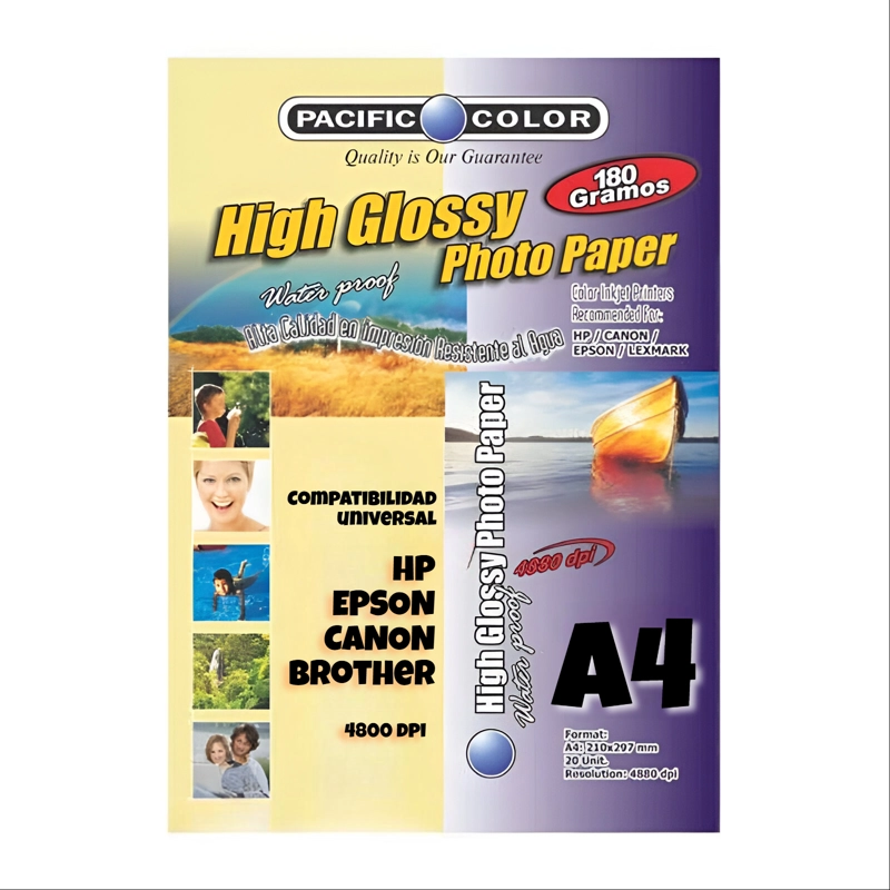 PAPEL FOTOGRAFICO PREMIUM 180G HD WATERPROOF 100 HOJAS - A4 - 2