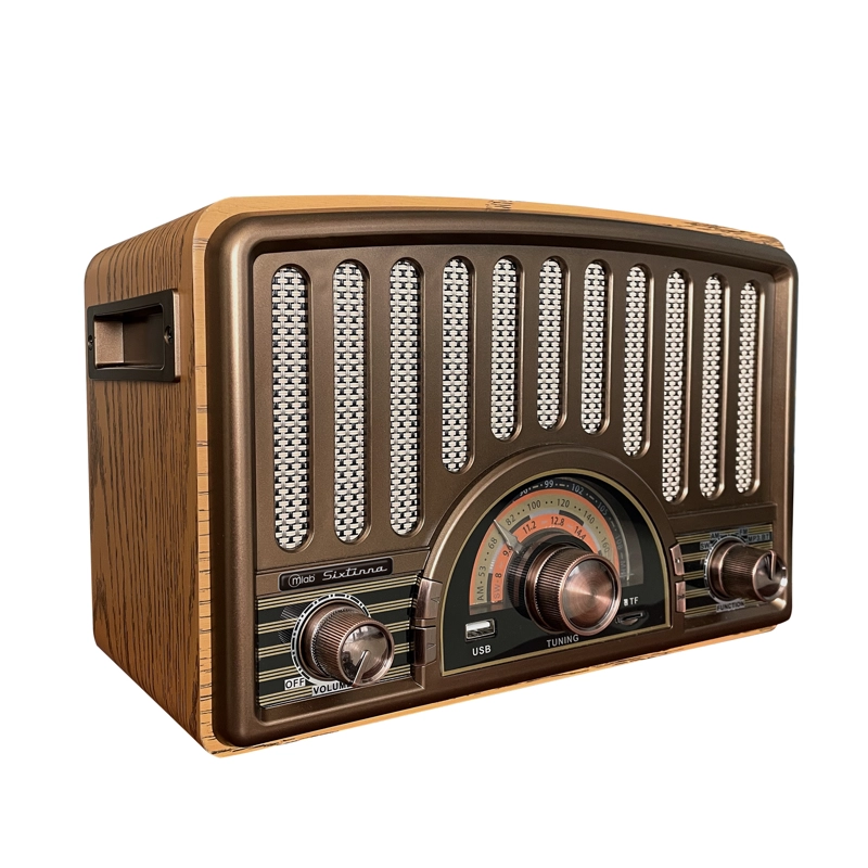 PARLANTE PORTATIL BT RETRO SIXTINNA AÑOS 1930 AM/ FM/ SW - 1