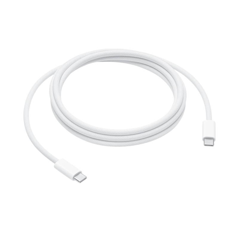 CABLE USB-C A USB-C APPLE 240W HIGH POWER WHITE 2MT ORIGINAL - 2