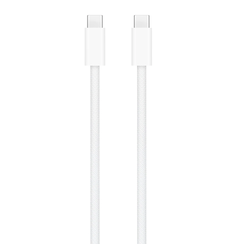 CABLE USB-C A USB-C APPLE 240W HIGH POWER WHITE 2MT ORIGINAL - 3
