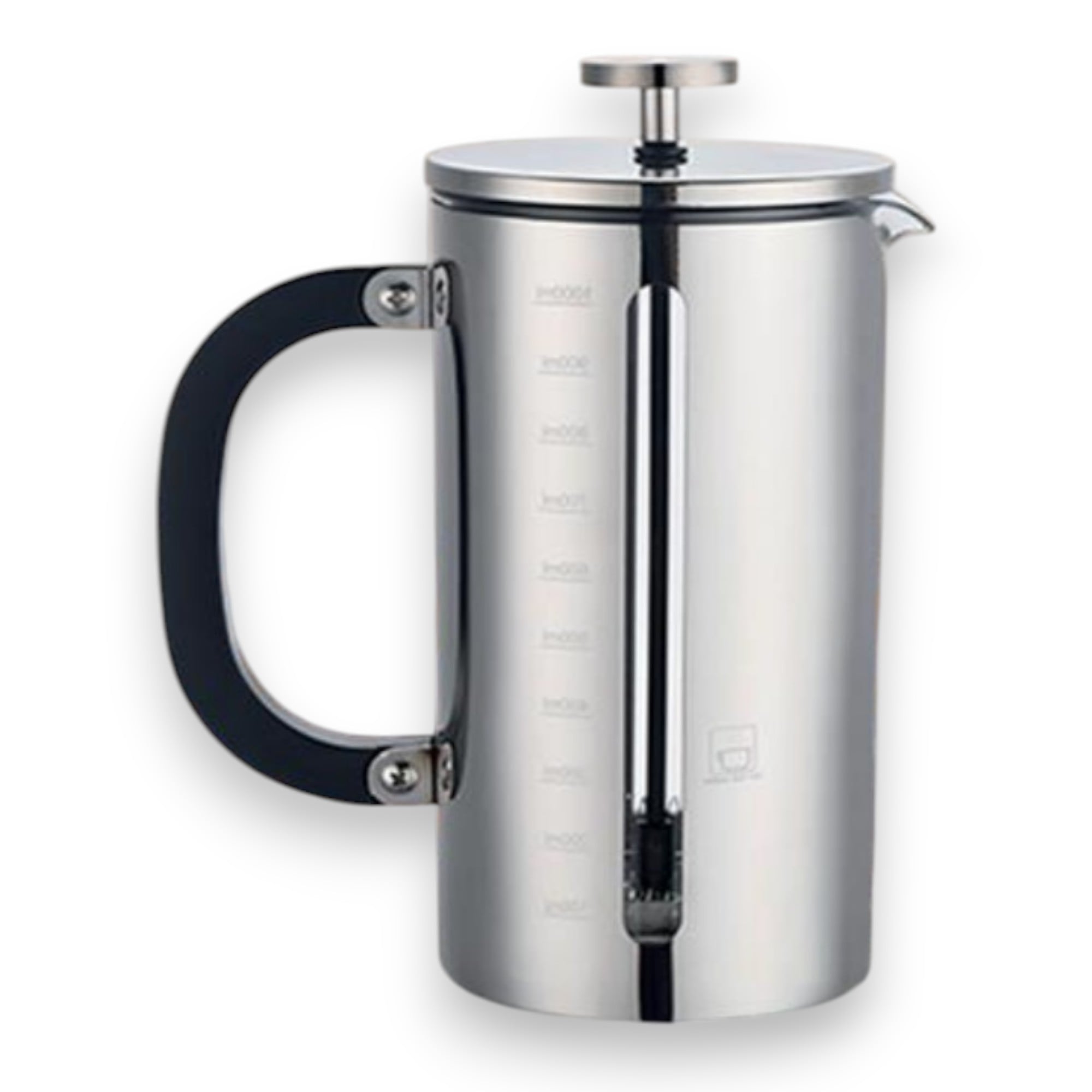 CAFETERA FRANCESA PREMIUM DE ACERO INOXIDABLE CUISCENT 1LT - 2