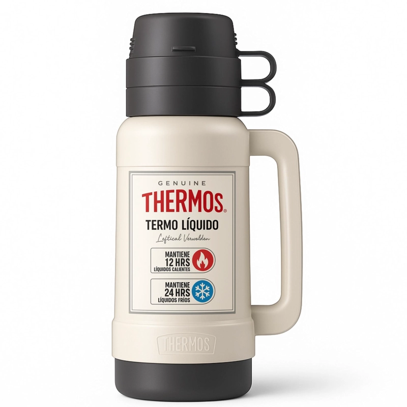 TERMO PARA LIQUIDOS 1.8 LITROS THERMOS 32-180-C6 BLANCO - 1