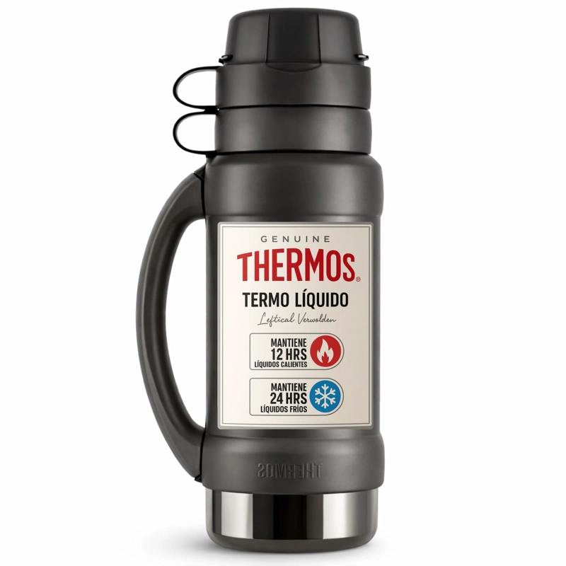 TERMO PARA LIQUIDOS 1.8 LITROS THERMOS 35-180-C8 BLACK - 6