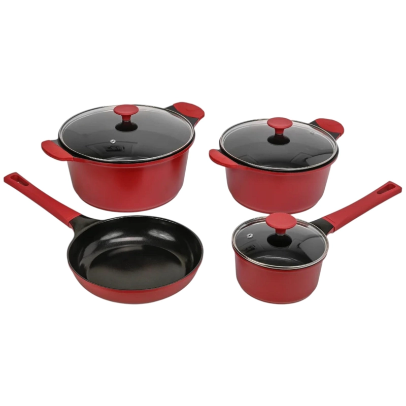 PACK BATERIA DE COCINA PROFESIONAL KW MARBLE ALUMINIO CHERRY - 1