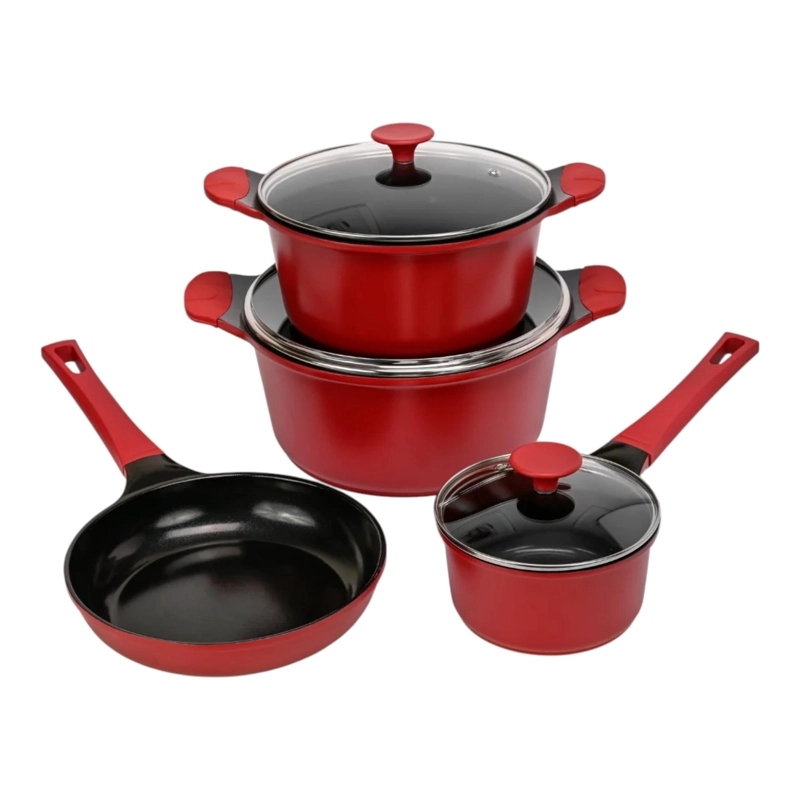 PACK BATERIA DE COCINA PROFESIONAL KW MARBLE ALUMINIO CHERRY - 5