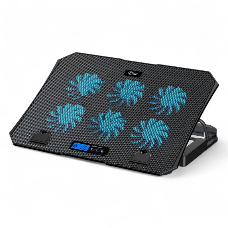 VENTILADOR PARA NOTEBOOKS GAMER SIX FAN LED 2800 RPM 16' MAX - 4