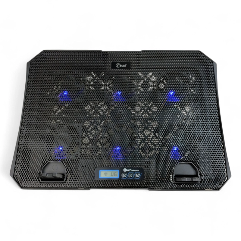 VENTILADOR PARA NOTEBOOKS GAMER SIX FAN LED 2800 RPM 16' MAX - 8