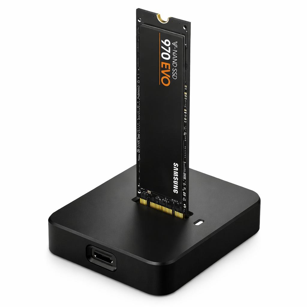 LECTOR DE DISCOS SSD M.2 DOCK STATION USB 3.0 + USB-C DCKM2 - 1