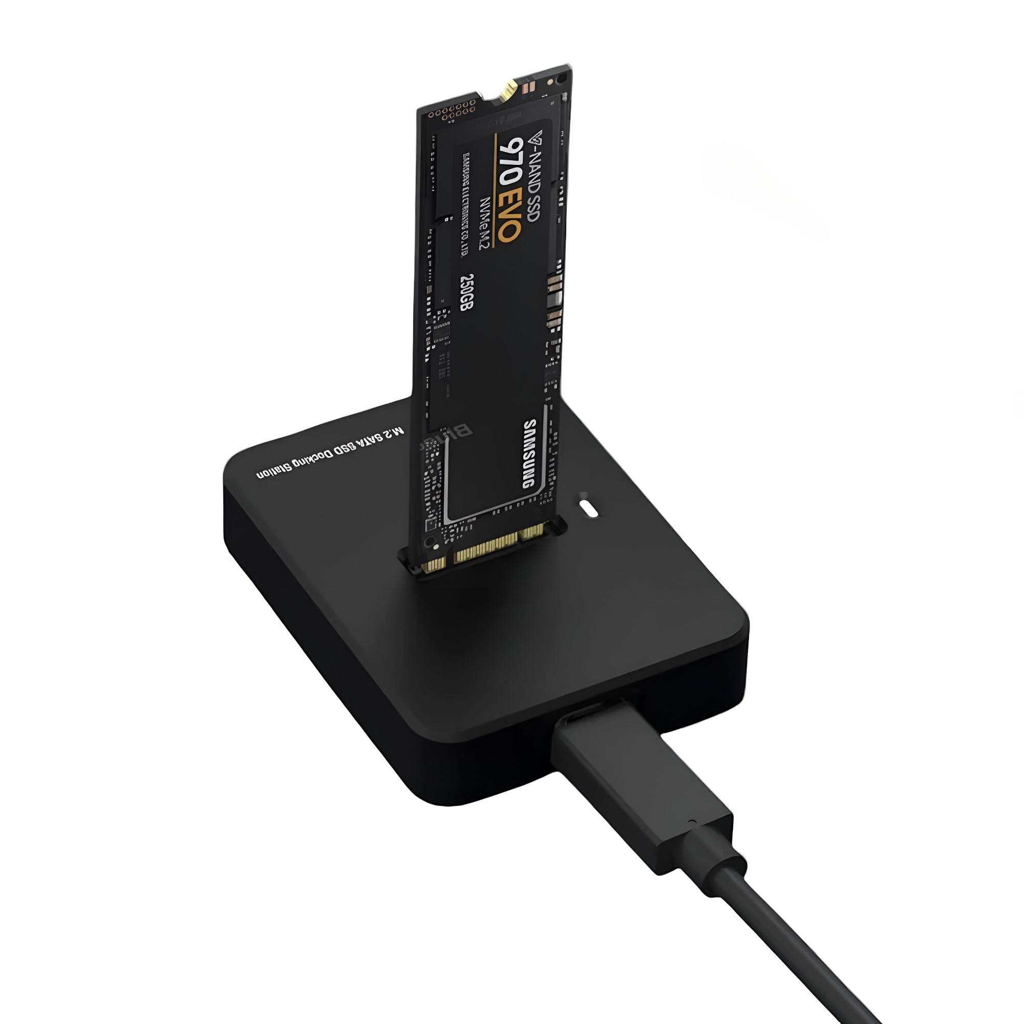 LECTOR DE DISCOS SSD M.2 DOCK STATION USB 3.0 + USB-C DCKM2 - 3