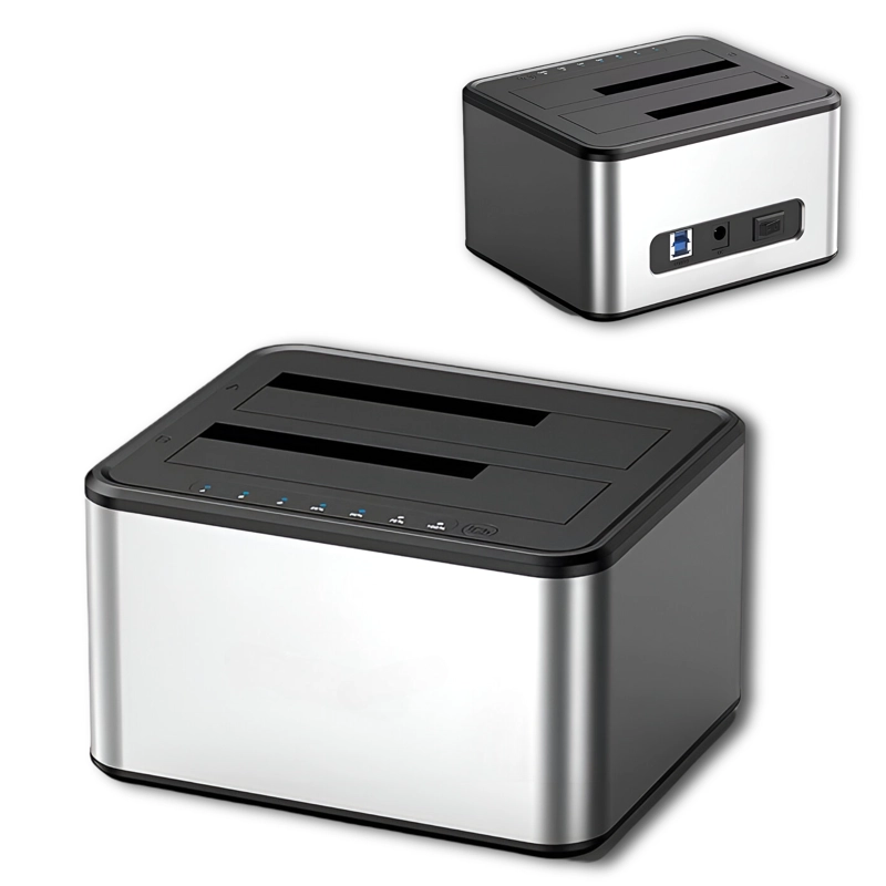 LECTOR DE DISCOS SATA USB 3.0 DOCKING STATION DUAL DCK250D - 9