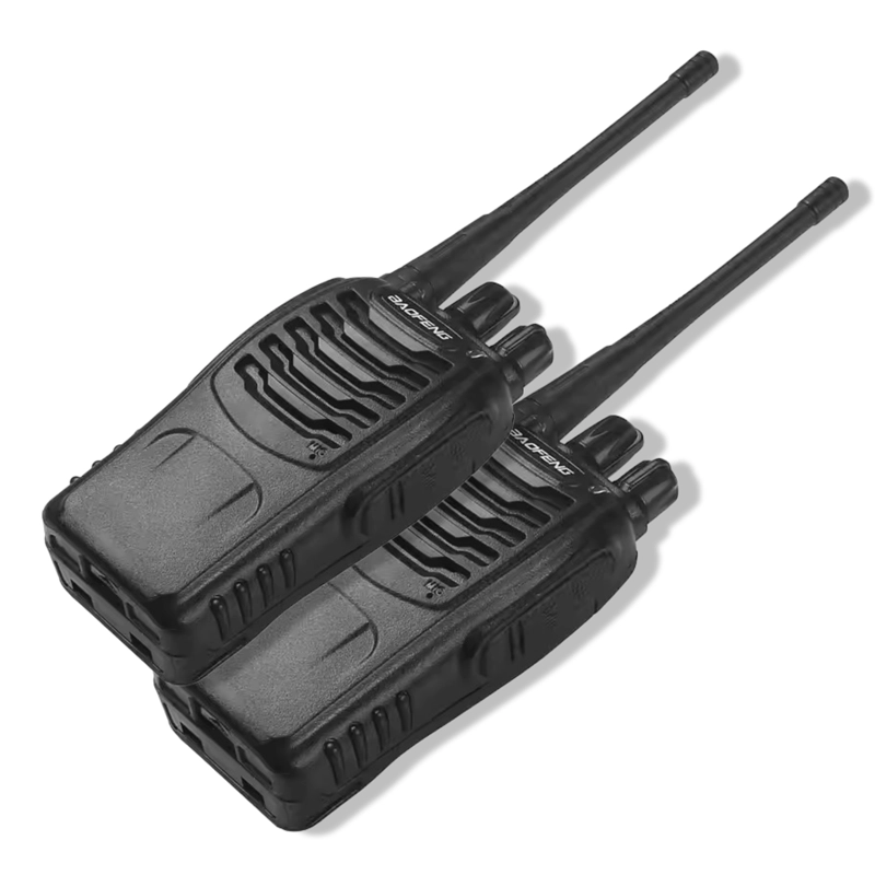 KIT DE RADIOS INTERCOMUNICADORES WALKIE TALKIE 16 CANALES BF - 6