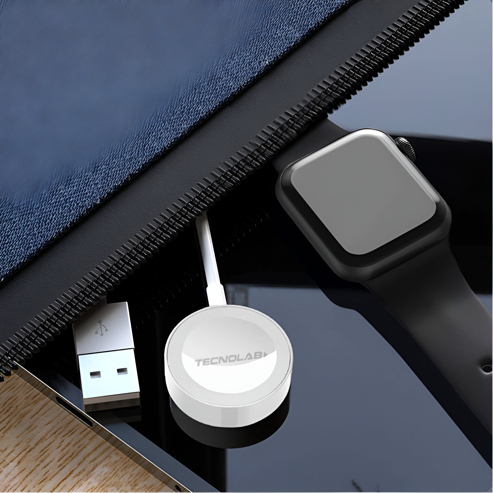 CABLE DE CARGA USB MAGNE TICO COMPATIBLE CON APPLE WATCH TLAB - 8