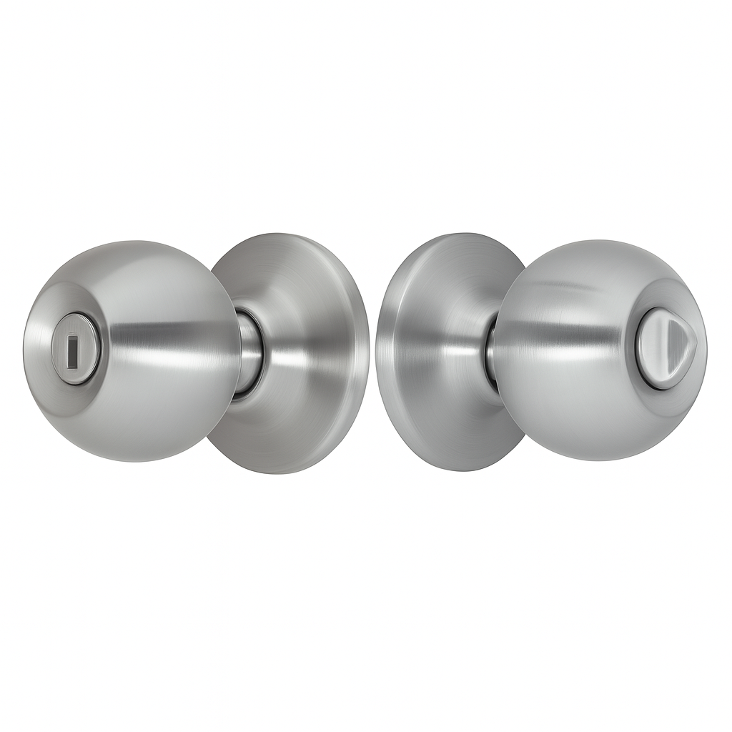 PACK DE 2 CERRADURAS DE BAÑO DONCAN PRO DE ACERO INOXIDABLE - 2