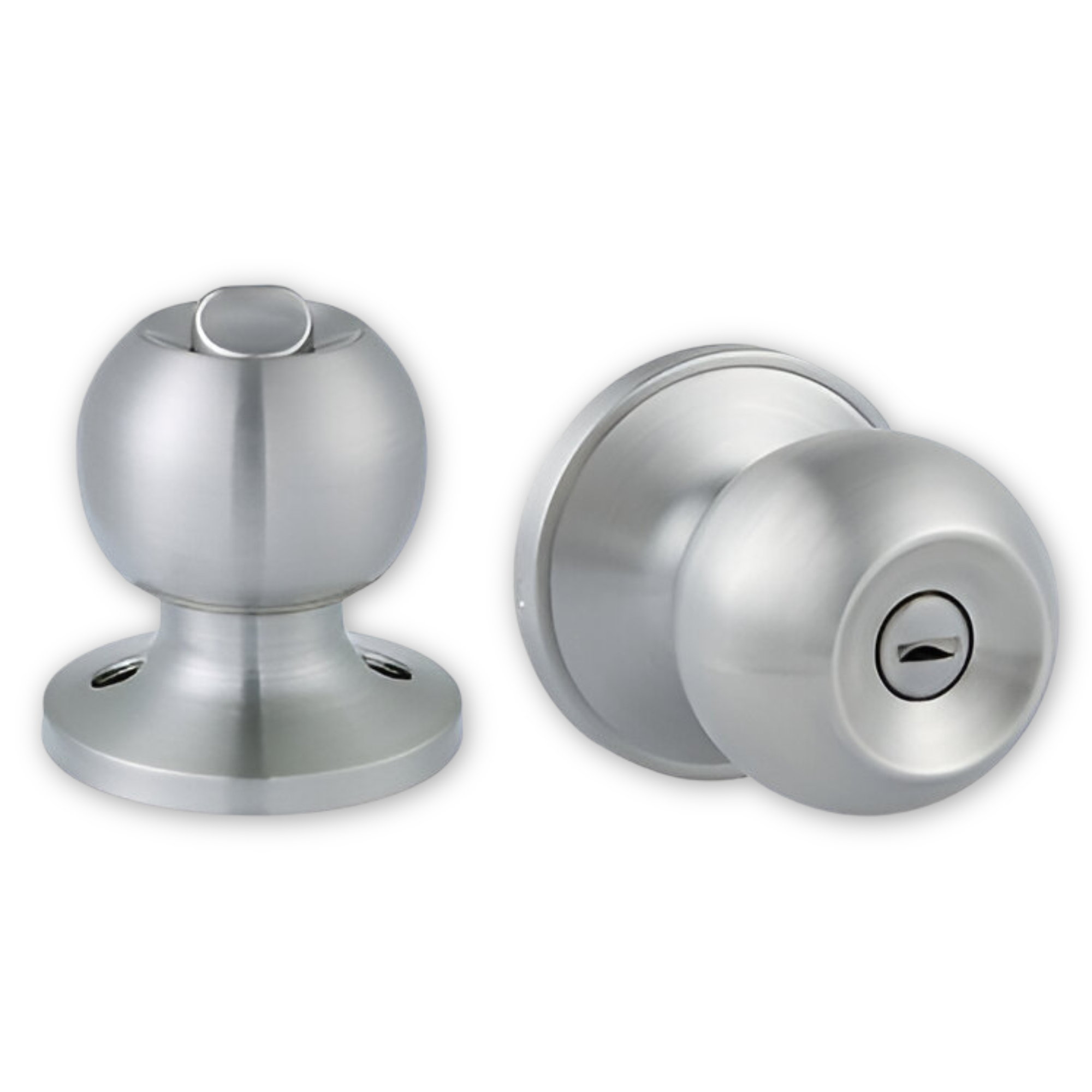 PACK DE 2 CERRADURAS DE BAÑO DONCAN PRO DE ACERO INOXIDABLE - 3
