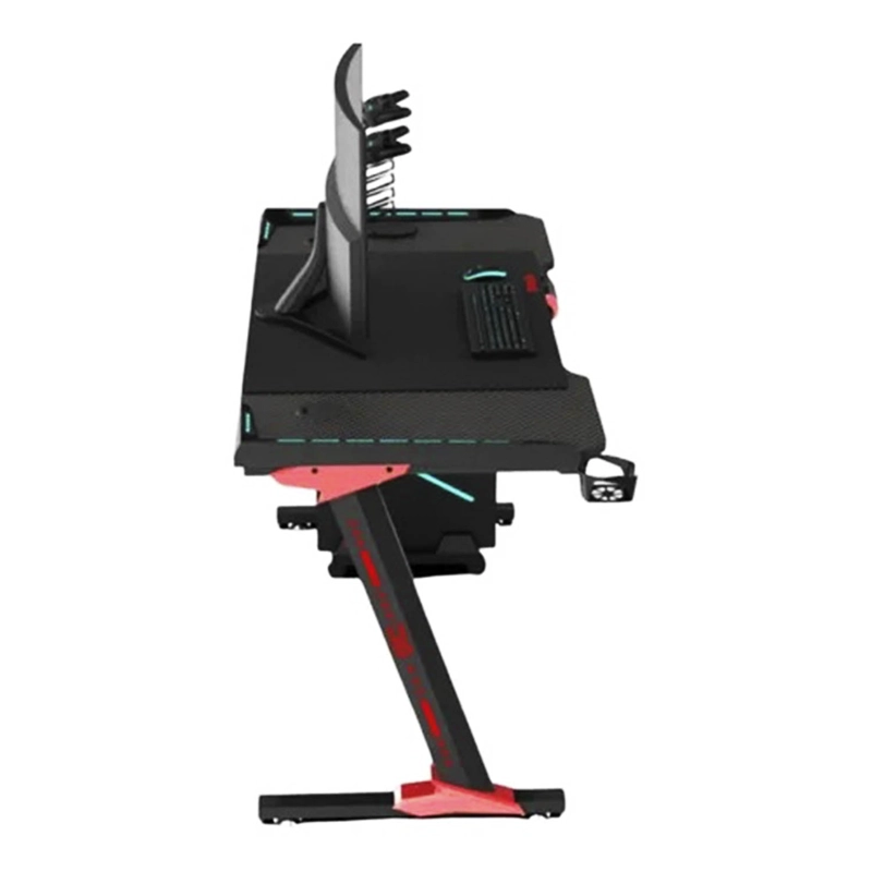 ESCRITORIO GAMER TIPO Z CON ILUMINACION RGB LED+ GTC - 4
